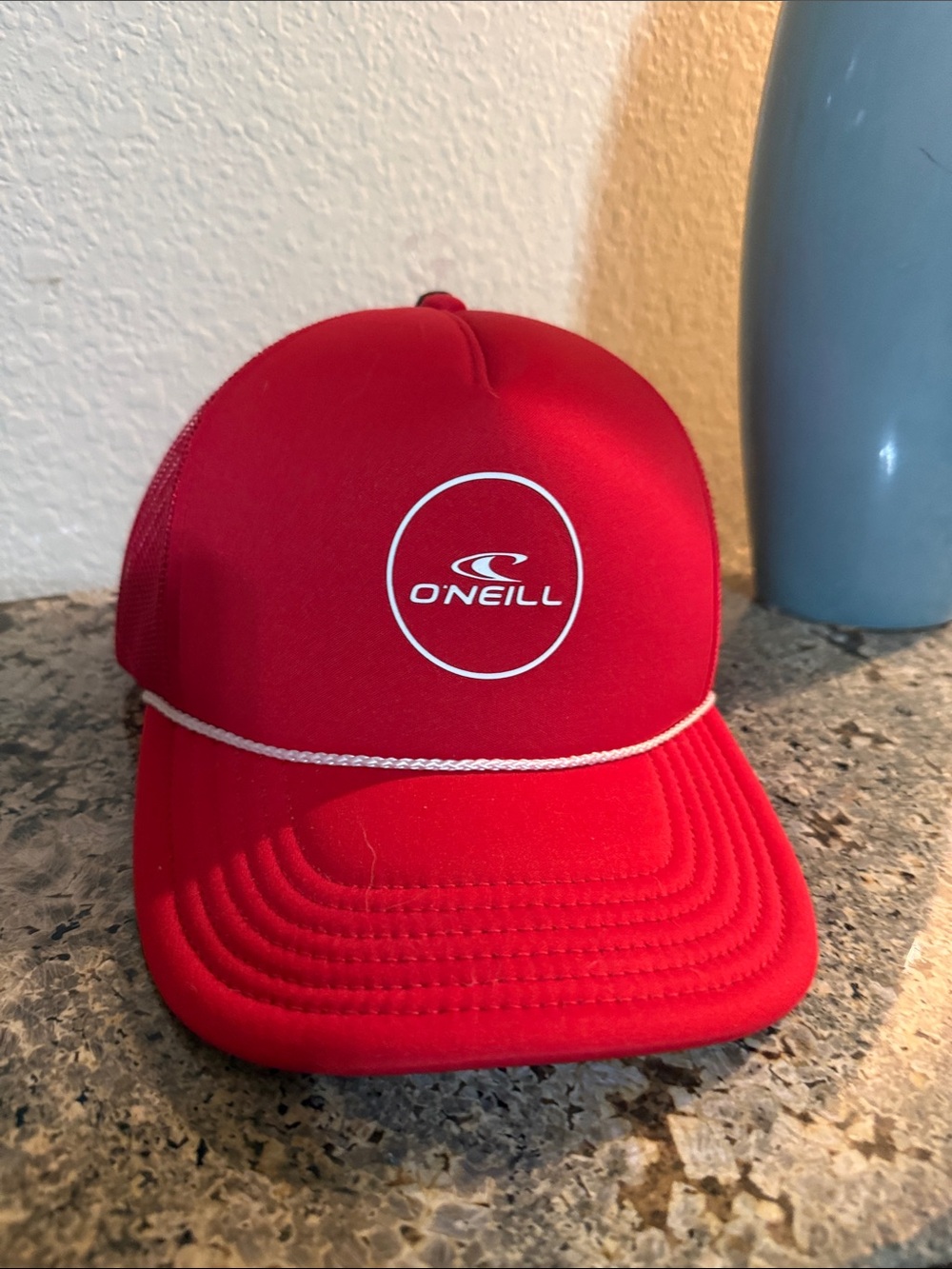 O'Neill Bright Red Rope Front Trucker Hat